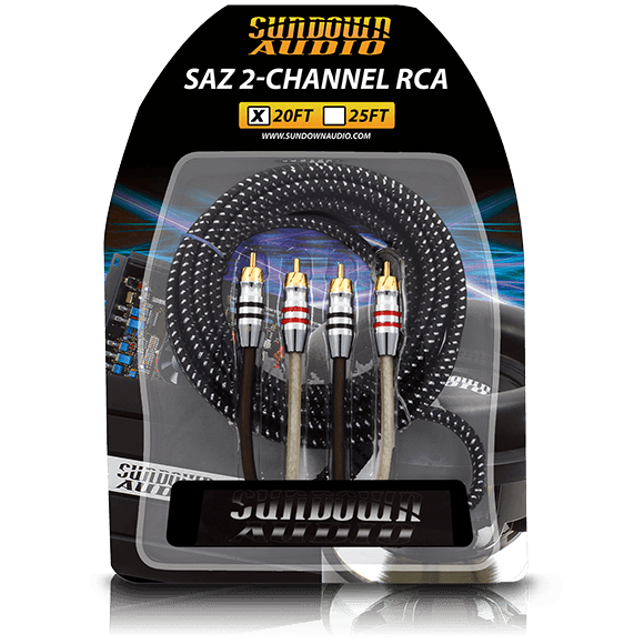 SAZ2-20FT SAZ 2-Channel RCA Interconnects