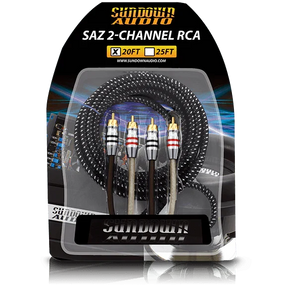 Sundown Audio SAZ2CH - 20FT 2 Channel RCA Interconnects Sundown Audio