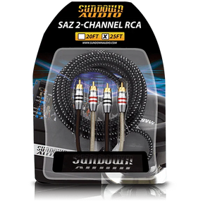 Sundown Audio SAZ2CH - 25FT 2 Channel RCA Interconnects Sundown Audio