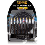 Sundown Audio SAZ4CH - 12FT 4 Channel RCA Interconnects Sundown Audio