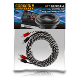Sundown Audio SB2-6FT 2-Channel RCA Interconnect Cables Sundown Audio