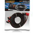 Sundown Audio SB4-20FT 4-Channel RCA Interconnect Cables Sundown Audio