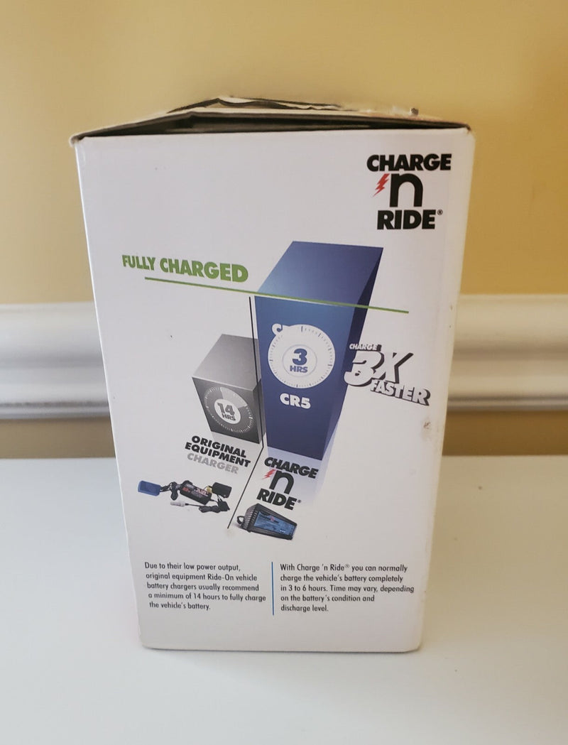 Fast Charger for 6V and 12V Ride-On Toy Batteries CR5 Compatible