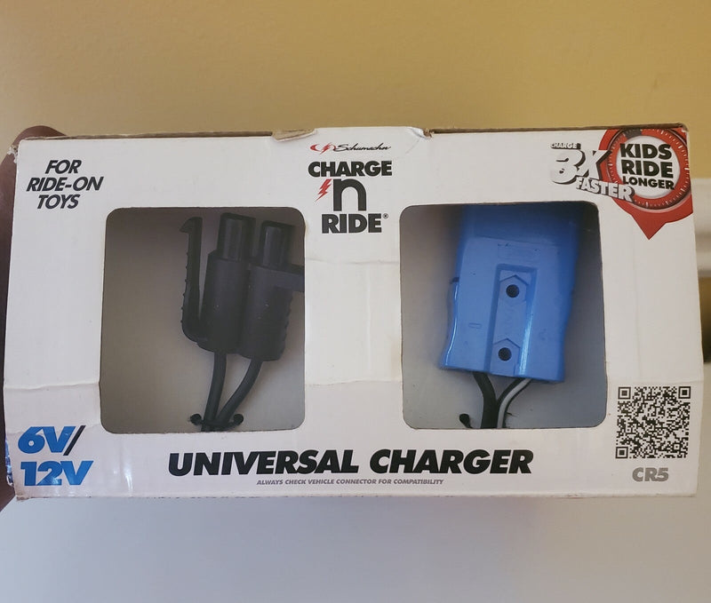 Fast Charger for 6V and 12V Ride-On Toy Batteries CR5 Compatible