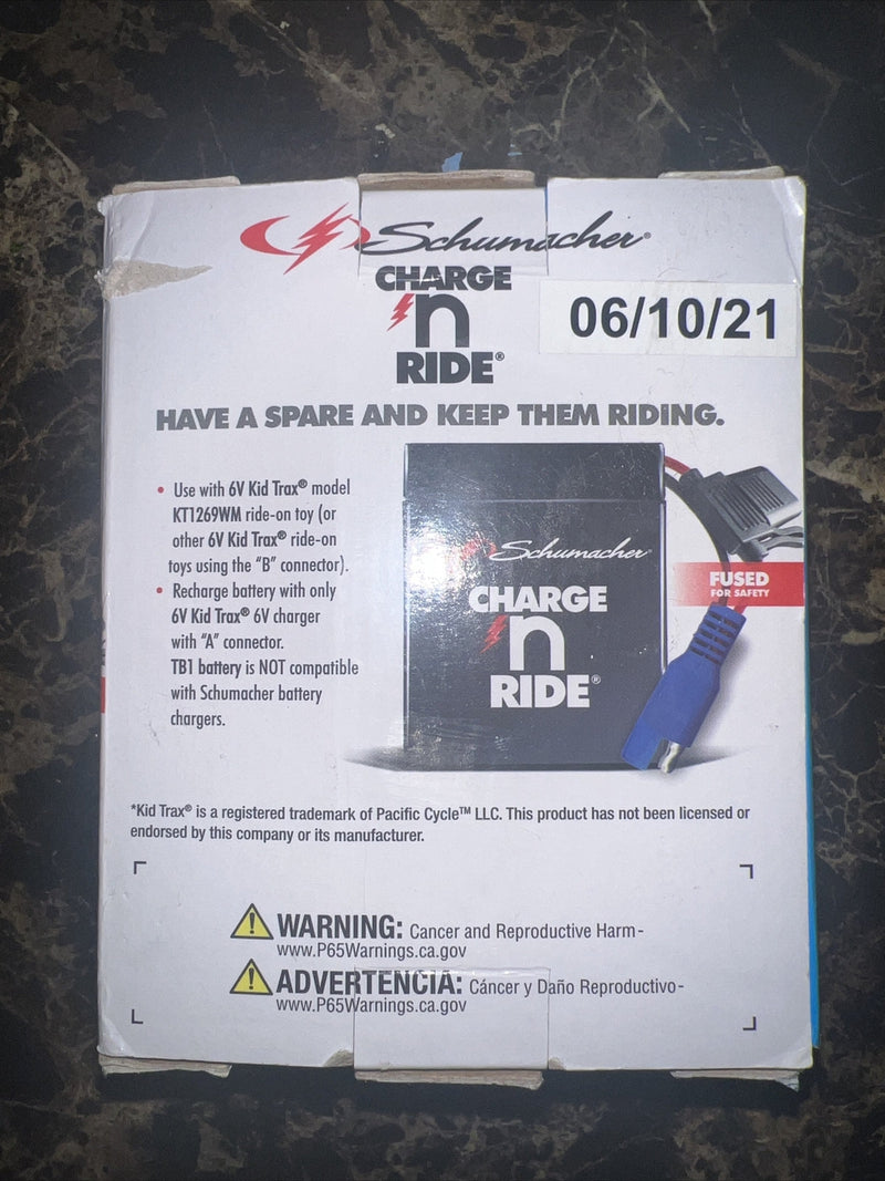 6V 4.5Ah Rechargeable Battery for Ride-On Toys and Vehicles