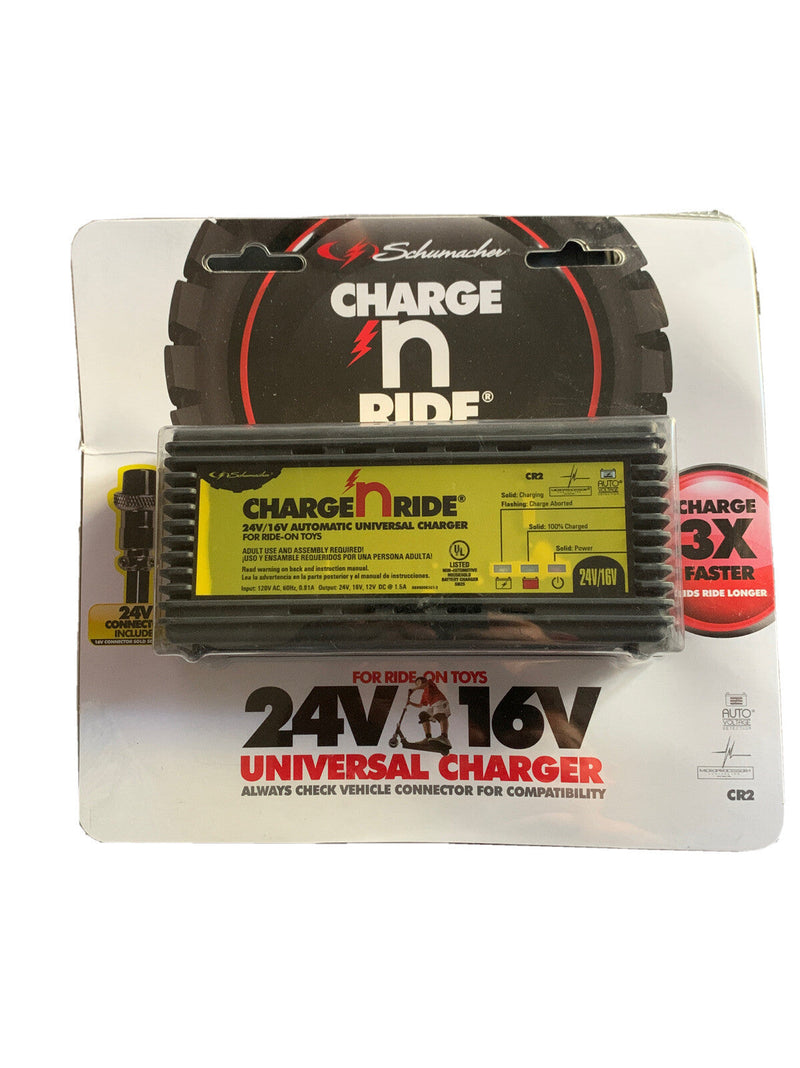 Universal 12V/16V/24V Ride-On Toy Battery Charger