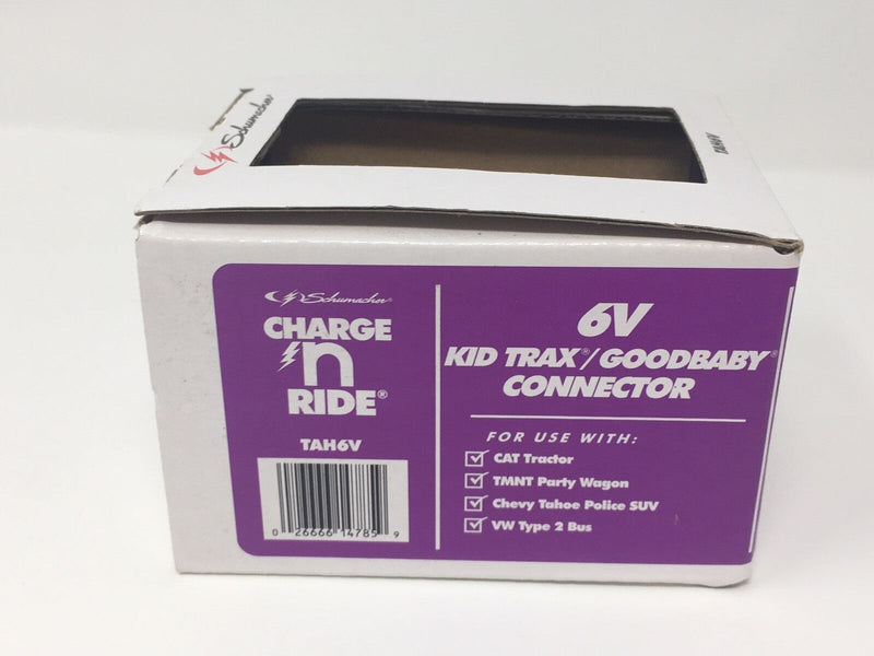 6V Charger Connector for Kids Ride-On Trax Goodbaby Battery Replacement