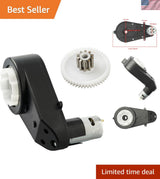 12V Seamless Gearbox Replacement for Electric Ride-On Cars 550 Motor 30000 RPM