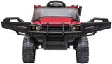 SEGMART 12V Ride-On Tractor Truck with RC Control and Trailer for Kids
