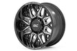 Rough Country 86 Series Wheel Gloss Black Milled 20x10