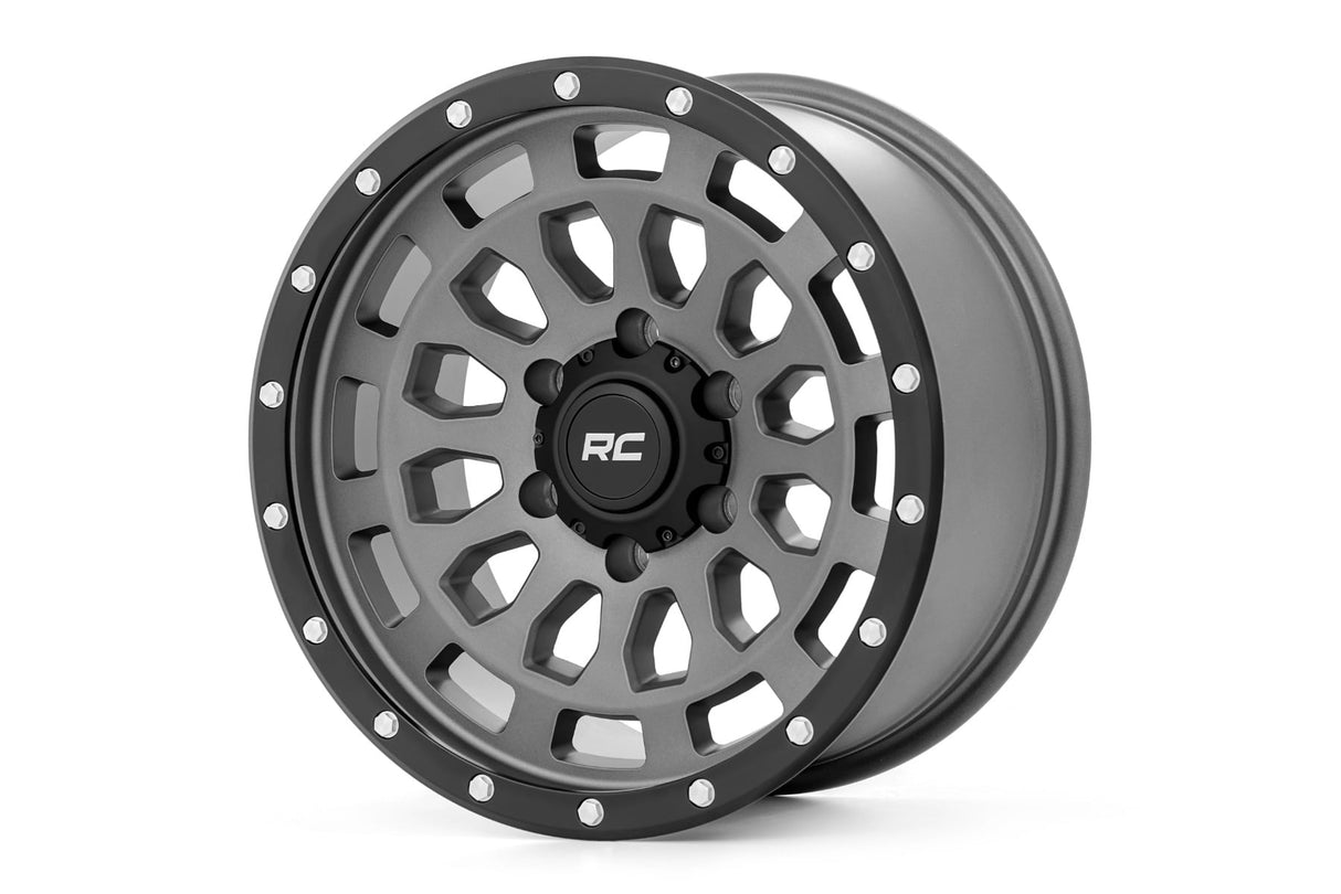 Rough Country 87 Series Simulated Beadlock Wheel 6x5.5 Bolt Pattern