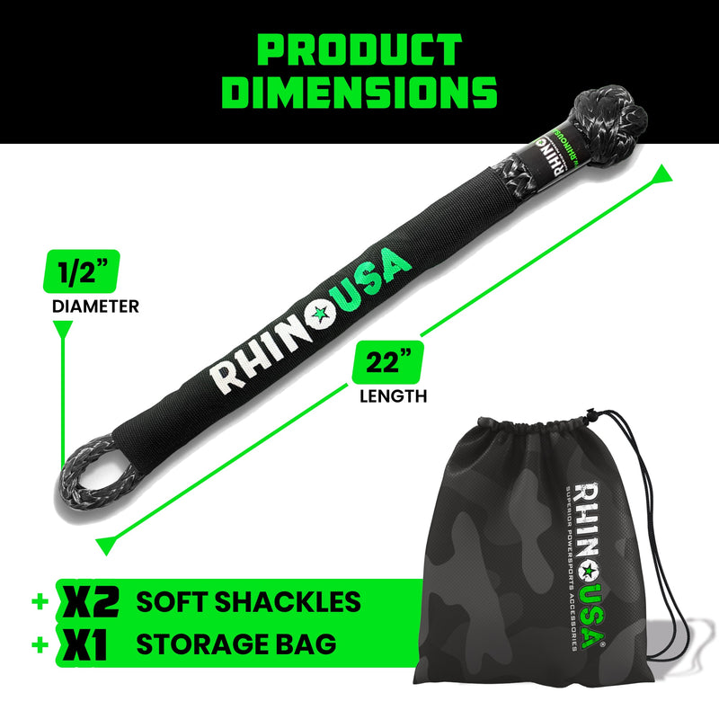 1/2" Synthetic Soft Shackles