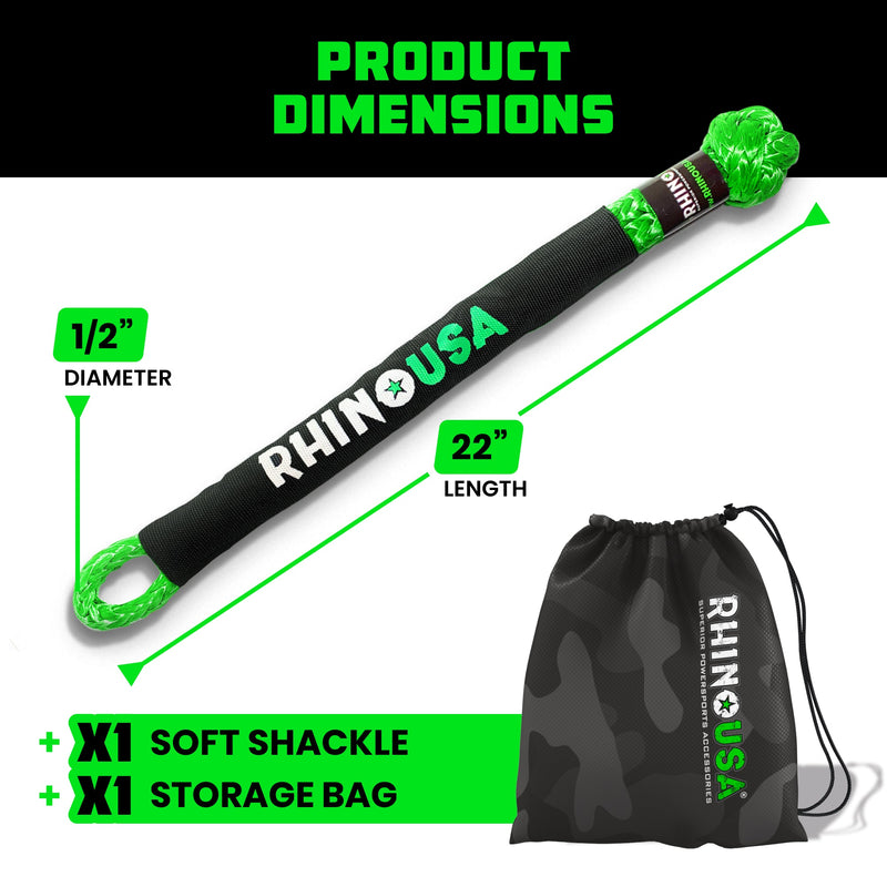 1/2" Synthetic Soft Shackles