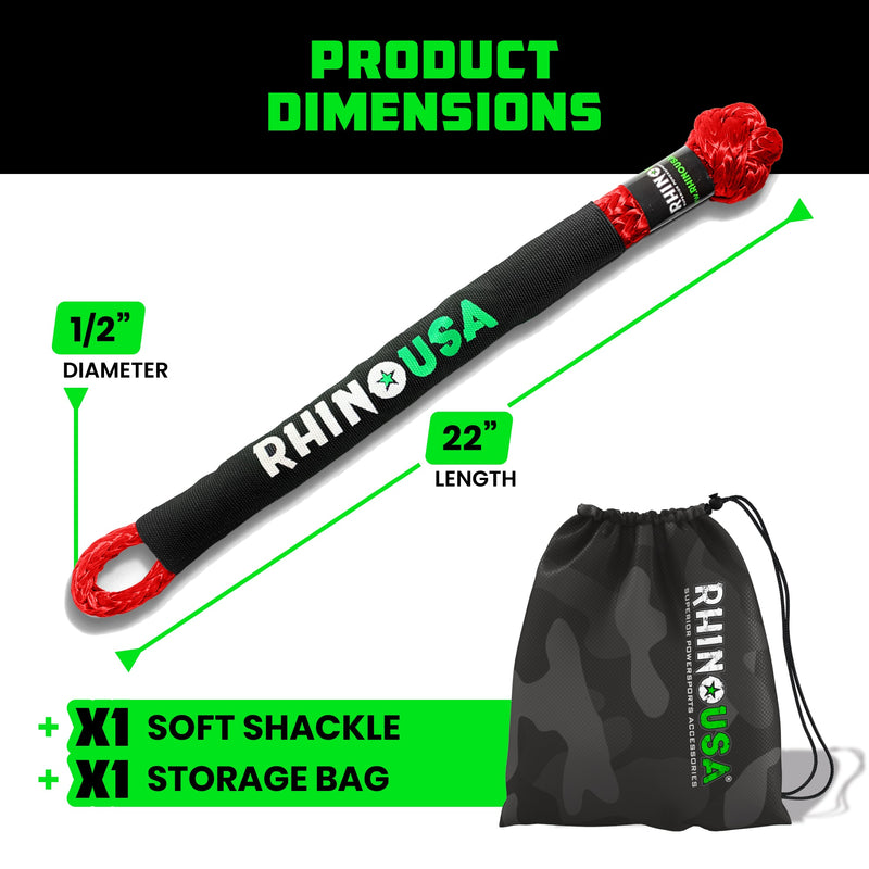1/2" Synthetic Soft Shackles