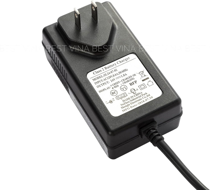 24V Universal Charger Adapter for Kids Ride-On Car Model SL24-07-02