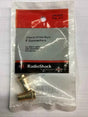 RadioShack Gold Coaxial Crimp-Style F Connectors 2-Pack for RG6/RG59 Coax TV Cable TekShack