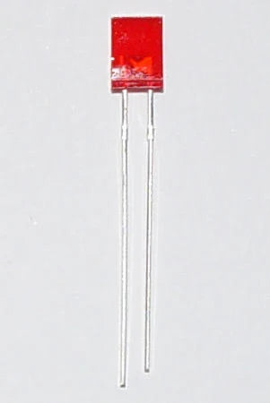 High Brightness Rectangular Red LED TekShack