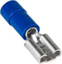 16-14 AWG 6.3MM (FEMALE) BLUE Spade Wire Connector TekShack