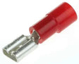 22-16 AWG 4.8MM (FEMALE) RED Spade Wire Connector TekShack