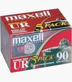 Maxell® UR90 90-Minute Normal-Bias Cassette Tape (5 Pack) TekShack