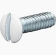 6-32 x 1/2  Switch Plate Screw White TekShack