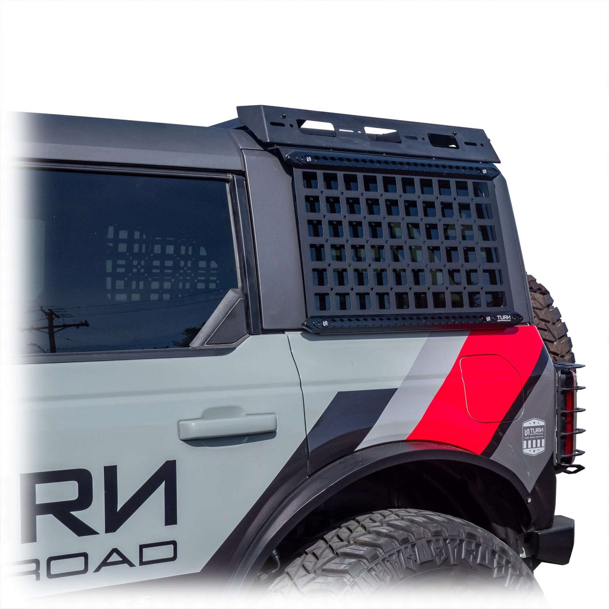 Side MOLLE Panels for 2021-2026 Ford Bronco 4-Door Hard Top Turn Offroad