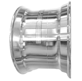 22.5x14 Super Single Truck Wheels 4pcs Forged Aluminum Rims Flat Face Polished Hub Pilot