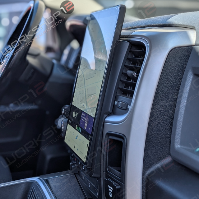 14.4" Dodge RAM 2014-2023 Workshop 12 Tesla-Style Screen Workshop 12