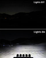 Off Road Side Mirror Pair With Sidewinder LED Pod Lights GGLighting