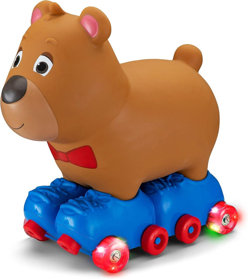 Toddler Foot-to-Floor Ride-On Bear Toy for Kids Ages 1-3 Years