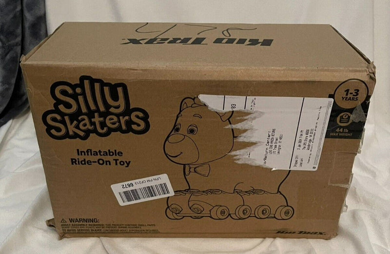 Toddler Ride-On Bear Toy for Kids Ages 1-3 with Foot-to-Floor Design