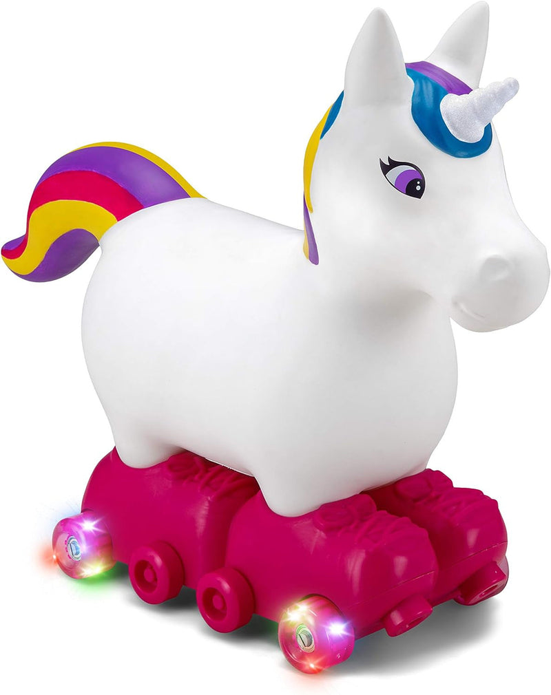 Toddler Unicorn Ride-On Foot-to-Floor Toy for Kids Ages 1-3