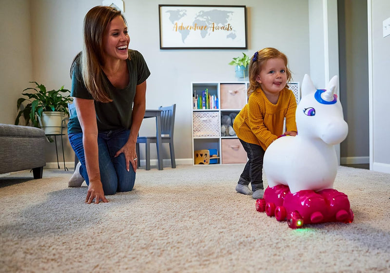 Toddler Unicorn Ride-On Foot-to-Floor Toy for Kids Ages 1-3