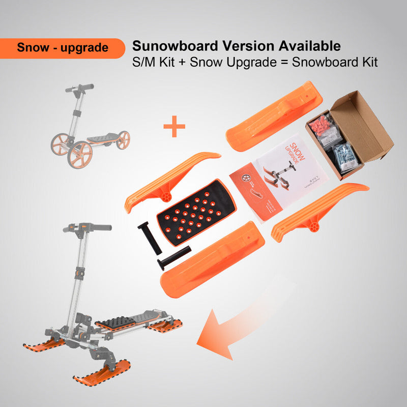 Modular Snow Upgrade Package for S, M, L Kits and Go-Kart