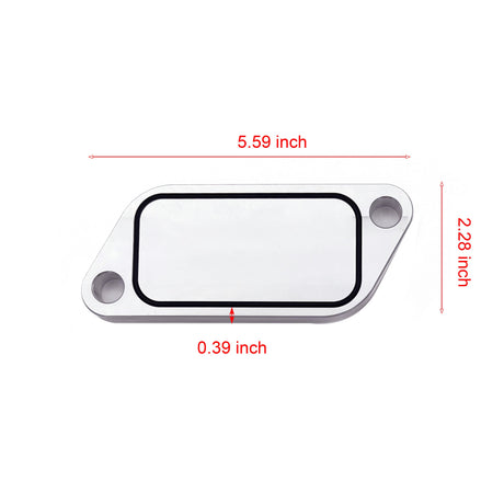 TruckTok 2007-2010 Cummins ISX CM871 EGR Plug Kit Stage 2 Plates and Plugs Aluminum Generic TruckTok