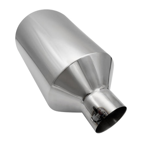 Trucktok 4" Inlet 10" Outlet 18" Overall Length Stainless Steel Bolt On Exhaust Tailpipe Tip TruckTok