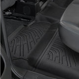 Trucktok Silverado Sierra 2014-2018 1500 & 2015-2019 2500HD 3500HD Crew Cab All-Weather TPE Floor Mats TruckTok