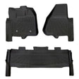 Trucktok 2012-2016 Ford F250 F350 F450 SuperCrew Cab All-Weather TPE Floor Mats TruckTok