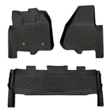 Trucktok 2012-2016 Ford F250 F350 F450 SuperCrew Cab All-Weather TPE Floor Mats TruckTok