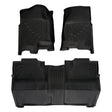 Trucktok Silverado Sierra 2007-2013 1500 & 2007-2014 2500HD 3500HD Crew Cab All-Weather TPE Floor Mats TruckTok