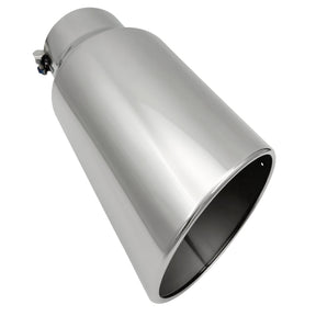Trucktok 5" Inlet 7" Outlet 15" Overall Length Stainless Steel Bolt On Exhaust Tailpipe Tip TruckTok