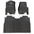Trucktok 2015-2025 Ford F150 / F-150 Lightning SuperCrew Cab Without Seat Storage All-Weather TPE Floor Mats TruckTok