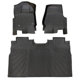 Trucktok 2015-2025 Ford F150 / F-150 Lightning SuperCrew Cab Without Seat Storage All-Weather TPE Floor Mats TruckTok