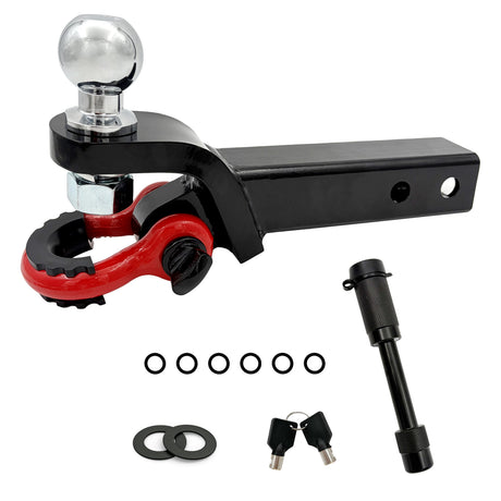 Trucktok 2" Receiver Trailer Hitch 38,500 lbs with Shackle & Lock Pin TruckTok