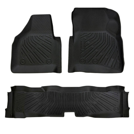 Trucktok 2008-2010 Ford F250 F350 Super CrewCab All-Weather TPE Floor Mats TruckTok