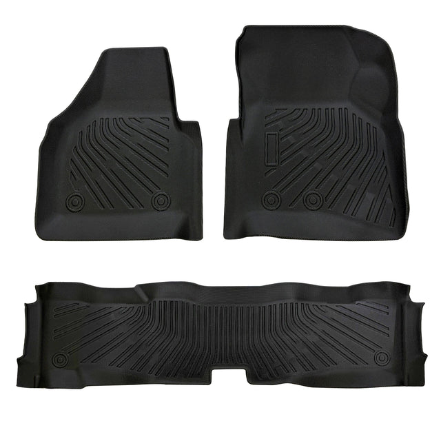 Trucktok 2008-2010 Ford F250 F350 Super CrewCab All-Weather TPE Floor Mats TruckTok