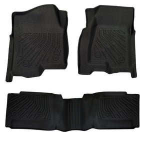 Trucktok 1999-2006 Silverado/Sierra 1500 2500 Extend Cab All-Weather TPE Floor Mats TruckTok