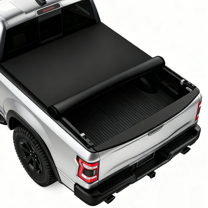 Trucktok 2020-2024 Chevy Silverado Sierra 6.8FT Soft Roll Up Tonneau Cover Bed