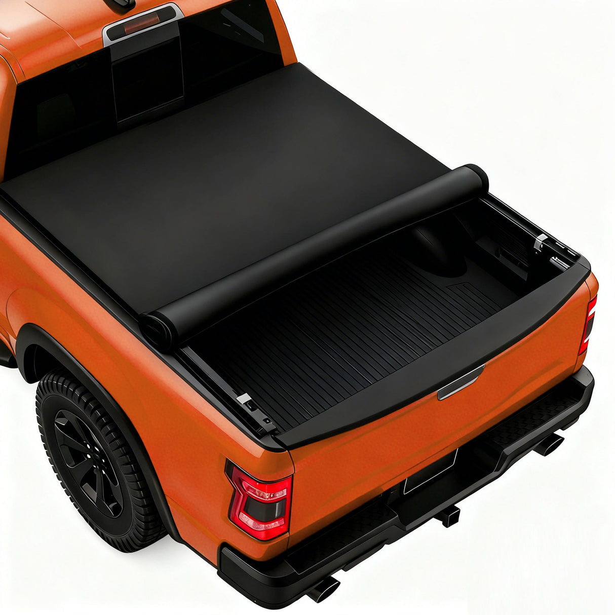 Trucktok 2014-2025 Chevy Silverado Sierra 8FT Soft Roll Up Tonneau Cover Bed TruckTok