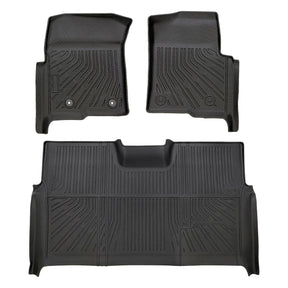 Trucktok 2010-2014 Ford F150 SuperCrew Cab All-Weather TPE Floor Mats TruckTok